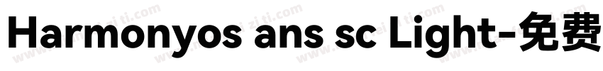 Harmonyos ans sc Light字体转换